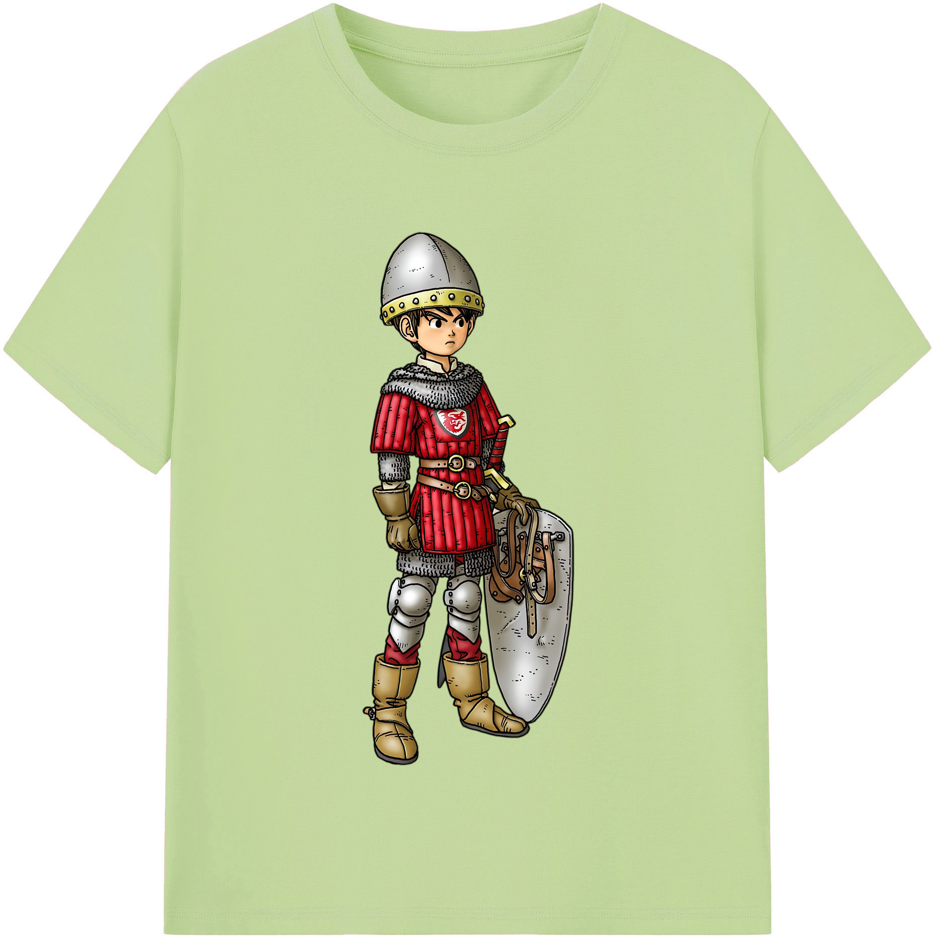 （画像用） ドラゴンクエスト Doragon Kuesuto Dragon Quest 綿100％半袖Tシャツ（フロントプリント）